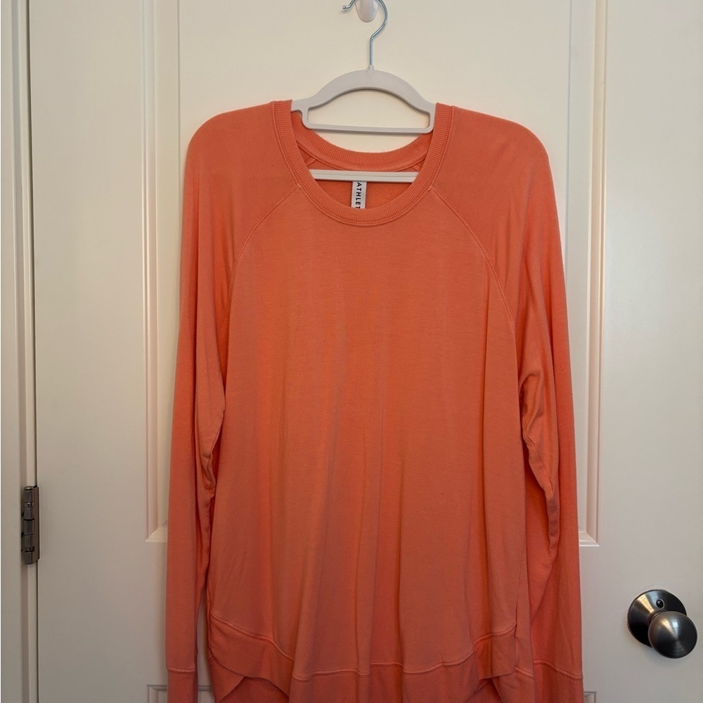 Athleta Women's Orange Sweatshirt